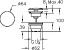Донный клапан для раковины VitrA A45148EXP