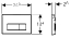 Кнопка смыва Geberit Delta 51 115.105.21.1 хром