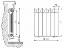 Радиатор водяной биметаллический Rifar Base 350 11 секций